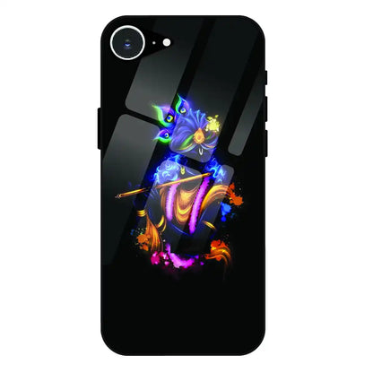 'Abstract Krishna - Glass Case For Apple iPhone 16e