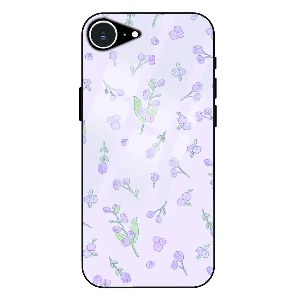 Lavender Floral Ditsy - Glass Case For Apple iPhone 16e