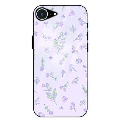 Lavender Floral Ditsy - Glass Case For Apple iPhone 16e
