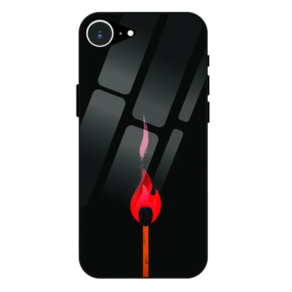 Burning Match - Glass Case For Apple iPhone 16e