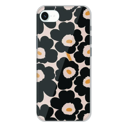 Bold Black Daisy Bloom - Printed Silicone Case For Apple iPhone 16e