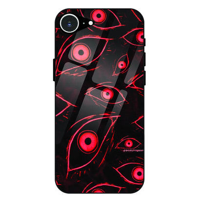 Crimson Eyes Chaos - Glass Case For Apple iPhone 16e