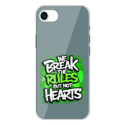 Break the Rules Quote - Printed Silicone Case For Apple iPhone 16e