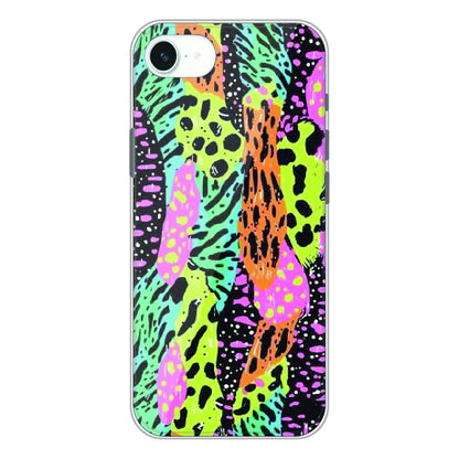 Colorful Artistic Paint Splash - Printed Silicone Case For Apple iPhone 16e