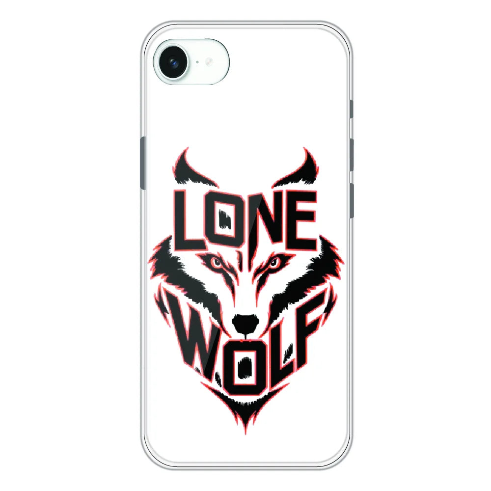 Lone Wolf Power Art - Printed Silicone Case For Apple iPhone 16e