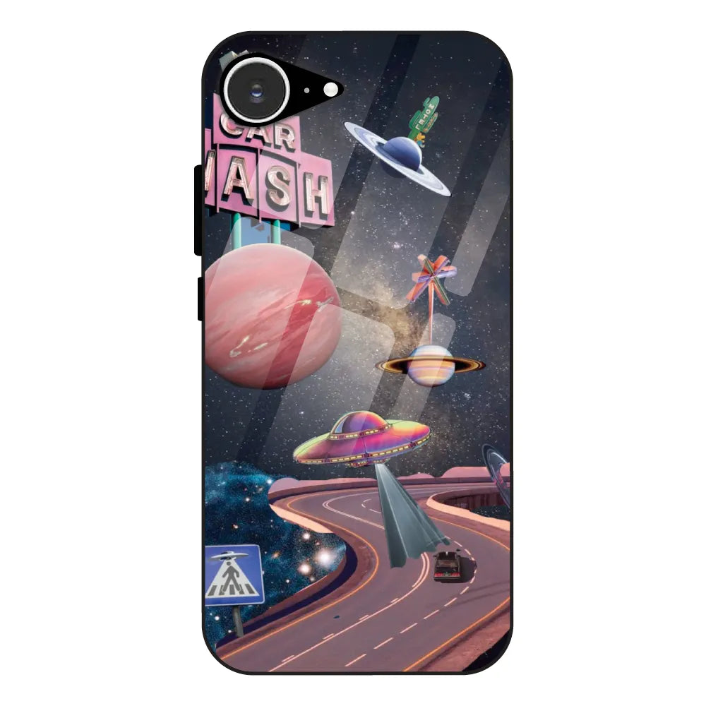 Cosmic Aesthetic - Glass Case For Apple iPhone 16e
