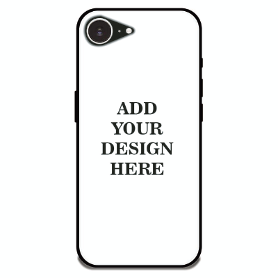 Customize Your Own Glossy Metal Silicone Case For Apple iPhone Models