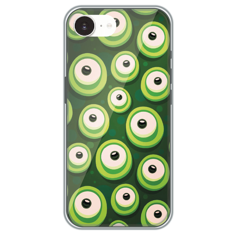 Alien Eyes - Printed Silicone Case for Apple iPhone 16e