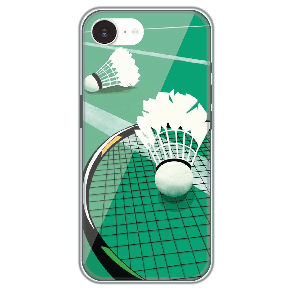 Badminton Smash - Printed Silicone Case for Apple iPhone 16e