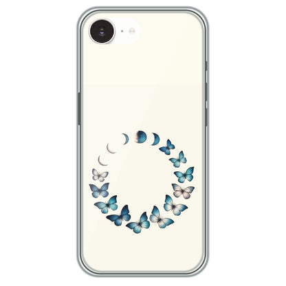 Butterfly Moon Cycle - Printed Silicone Case for Apple iPhone 16e