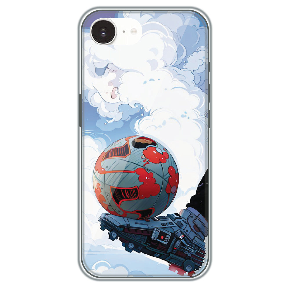 Cyber Football - Printed Silicone Case for Apple iPhone 16e
