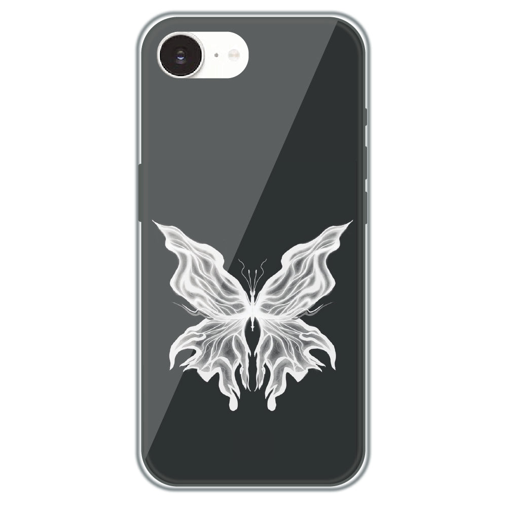 Ghost Butterfly - Printed Silicone Case for Apple iPhone 16e