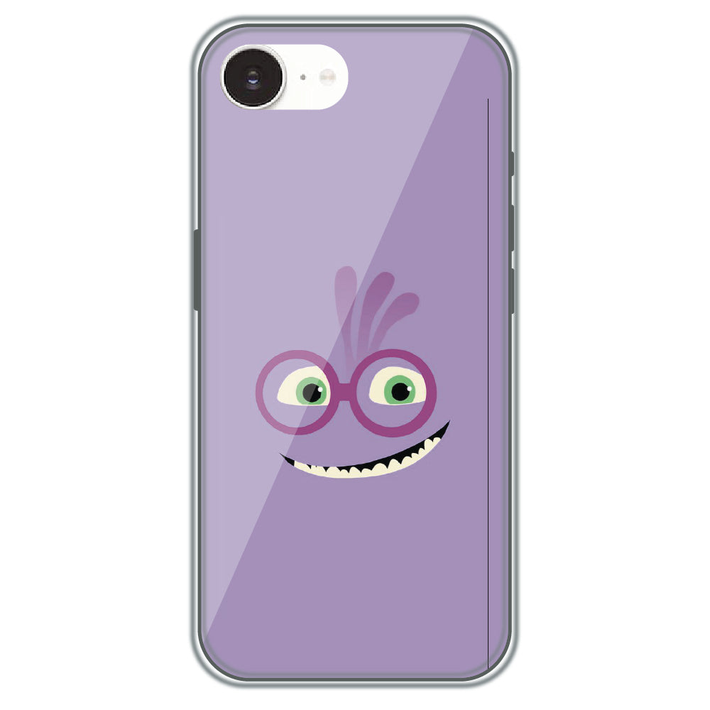 Grinning Purple Monster - Printed Silicone Case for Apple iPhone 16e