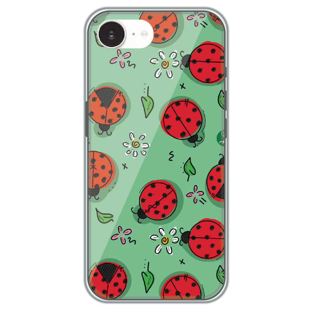Ladybug Garden - Printed Silicone Case for Apple iPhone 16e