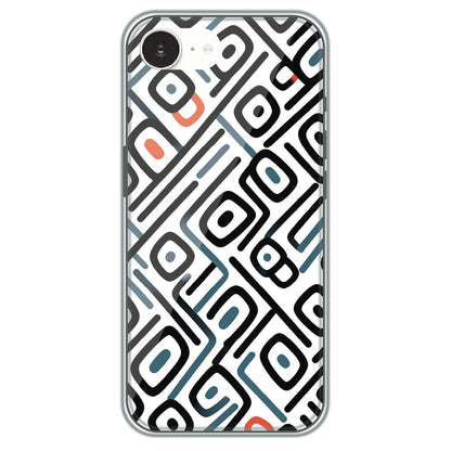 Monochrome Maze - Printed Silicone Case for Apple iPhone 16e