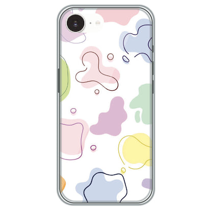 Pastel Splash Patches - Printed Silicone Case for Apple iPhone 16e