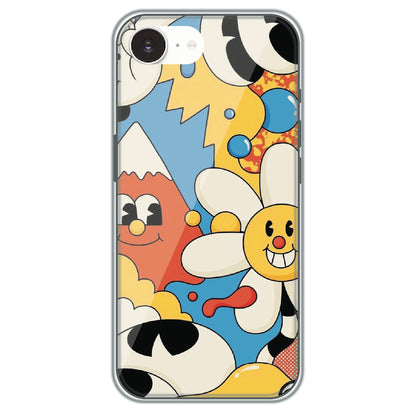 Pop Doodle Party - Printed Silicone Case for Apple iPhone 16e