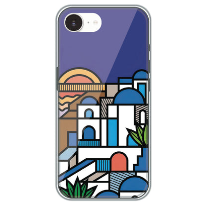 Santorini Streets - Printed Silicone Case for Apple iPhone 16e