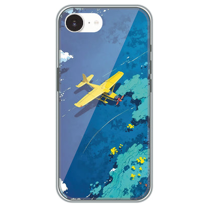Seaplane Over Reef - Printed Silicone Case for Apple iPhone 16e