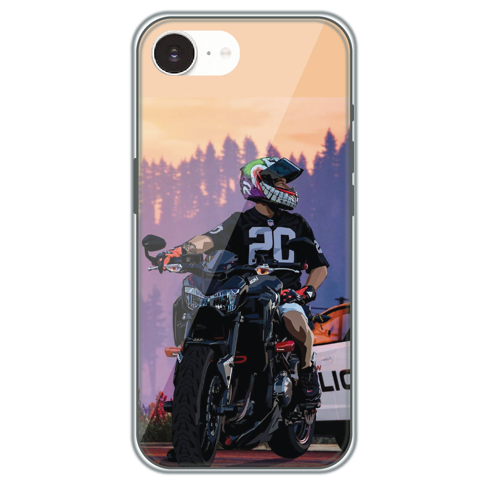 Sunset Rider - Printed Silicone Case for Apple iPhone 16e