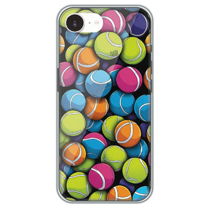 Tennis Ball Pile - Printed Silicone Case for Apple iPhone 16e