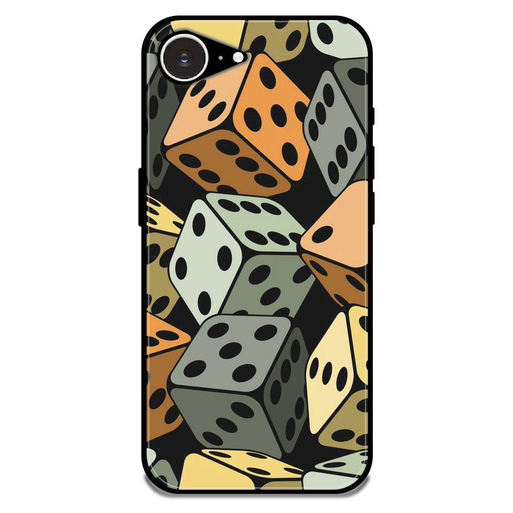 Dice - Glossy Metal Silicone Case For Apple iPhone 16e