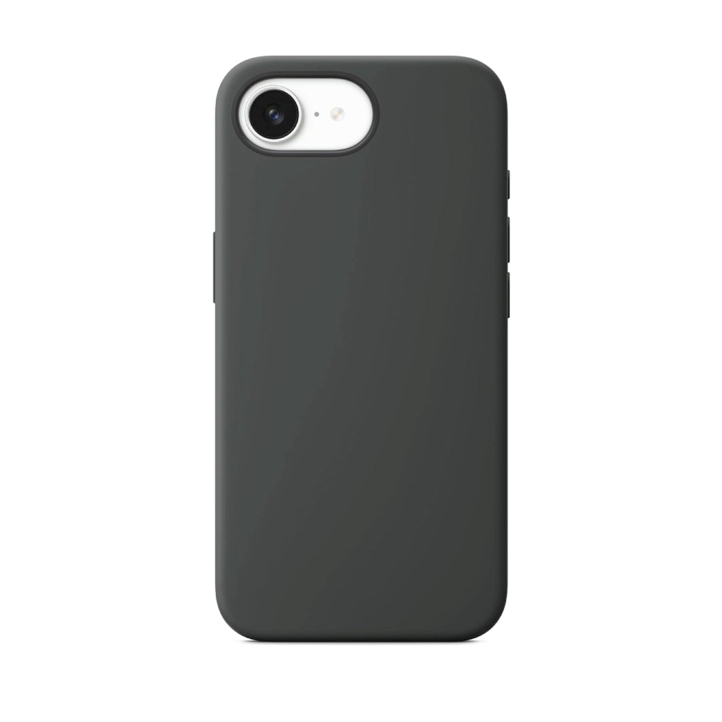 Black Liquid Silicone Case For Apple iPhone Models