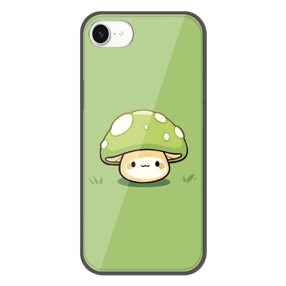 Cute Mushroom Character - Printed Silicone Case For Apple iPhone 16e