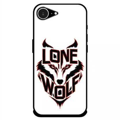 Lone Wolf Power Art - Glossy Metal Silicone Case For Apple iPhone 16e