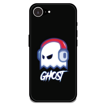 Neon Ghost Music Aesthetic - Glossy Metal Silicone Case For Apple iPhone 16e