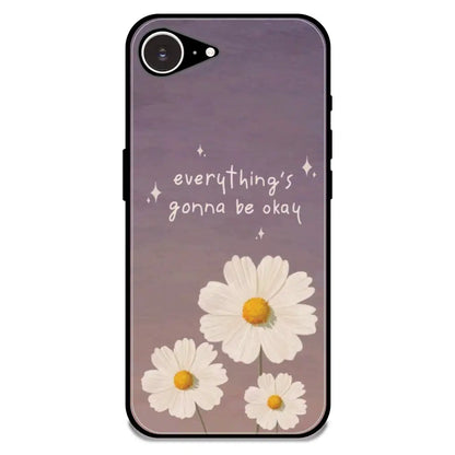 Everything’s Gonna Be Okay Daisy - Glossy Metal Silicone Case For Apple iPhone 16e