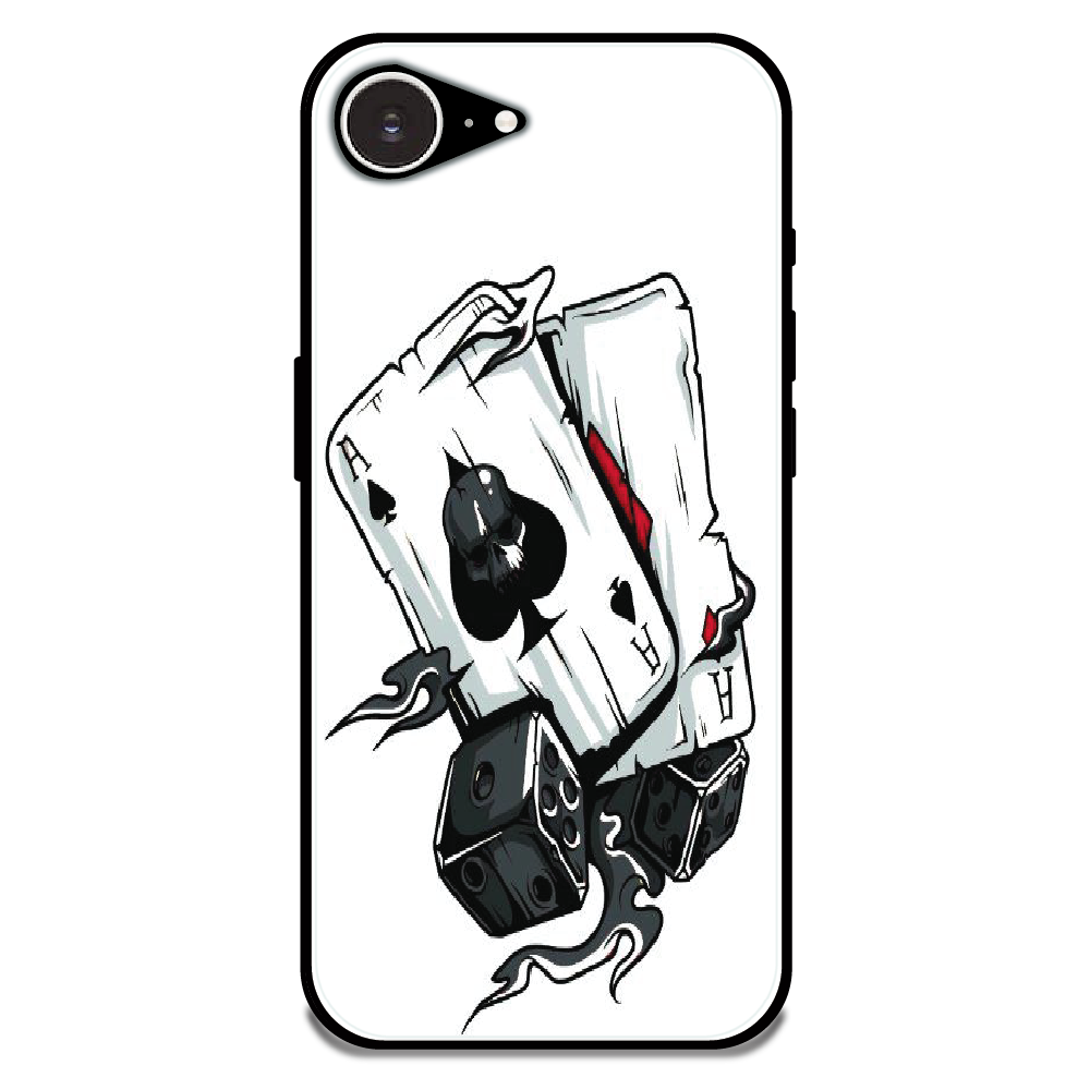 Aces & Dice - Glossy Metal Silicone Case For Apple iPhone 16e