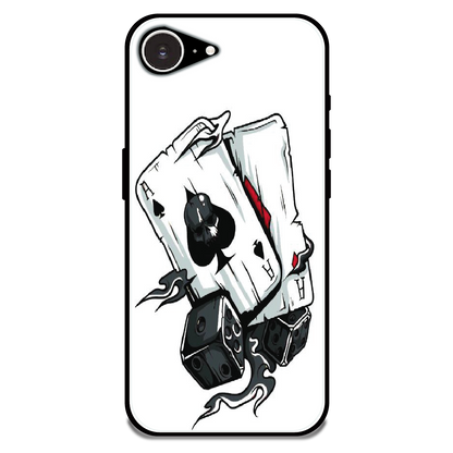 Aces & Dice - Glossy Metal Silicone Case For Apple iPhone 16e