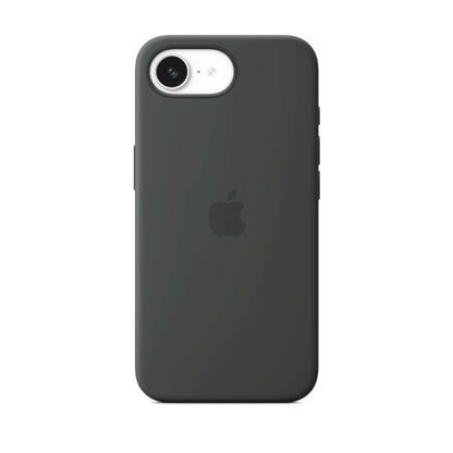 Black Liquid Silicone Case For Apple iPhone 16e