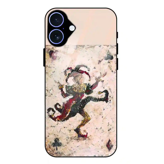 Abstract Dancing Figure Art - Glass Case For Apple iPhone 17