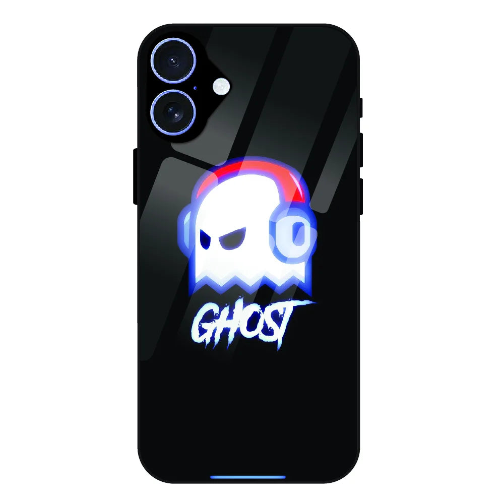 Neon Ghost Music Aesthetic - Glass Case For Apple iPhone 17
