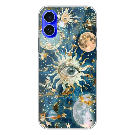 Mystic Cosmic Eye Galaxy - Printed Silicone Case For Apple iPhone 17
