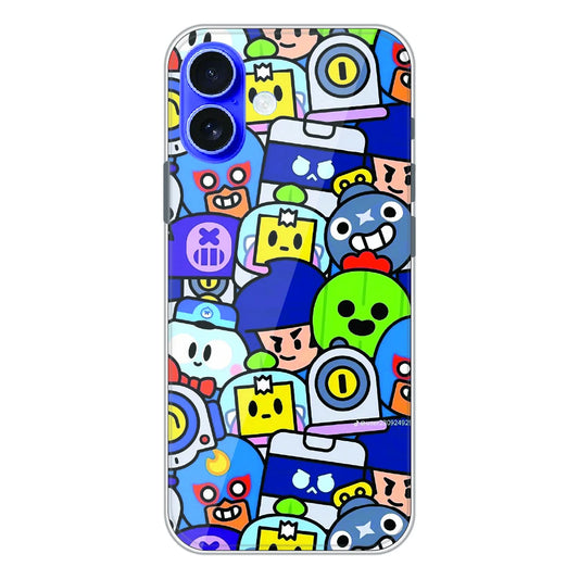 Cartoon Gamer Chaos - Printed Silicone Case For Apple iPhone 17