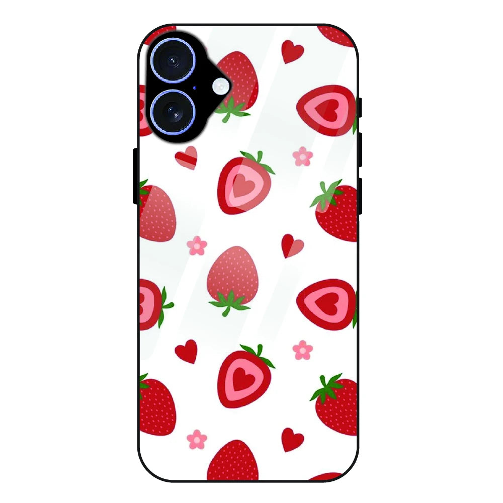 Strawberry - Glass Case For Apple iPhone 17