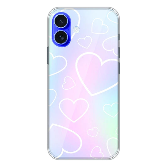 Pastel Heart Dream - Printed Silicone Case For Apple iPhone 17