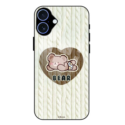 Bear Heart - Glass Case For Apple iPhone 17