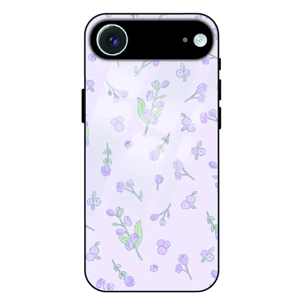 Lavender Floral Ditsy - Glass Case For Apple iPhone Air