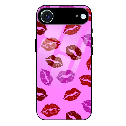 Pink Lips Pop Art Pattern - Glass Case For Apple iPhone 17 Air