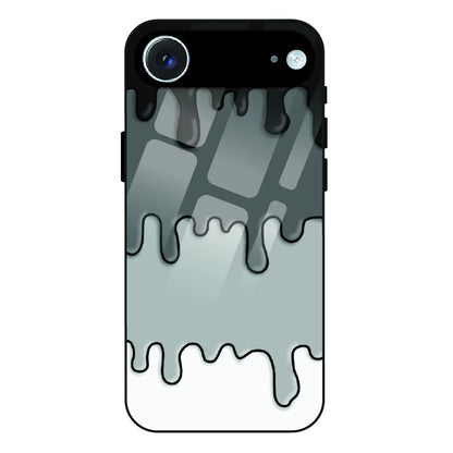 Smoky Drip Abstract - Glass Case For Apple iPhone Air