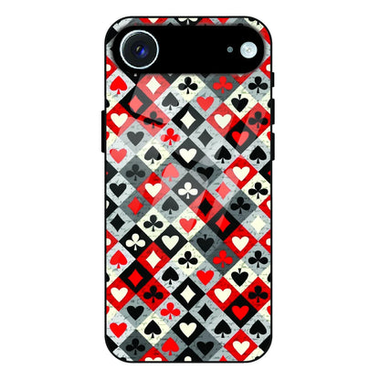 Classic Card Symbols - Glass Case For Apple iPhone 17 Air