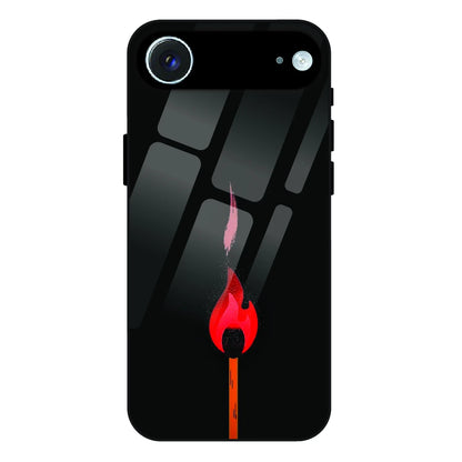 Burning Match - Glass Case For Apple iPhone Air