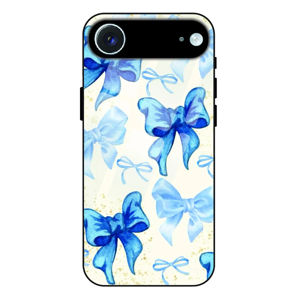 Soft Blue Bowcore - Glass Case For Apple iPhone Air