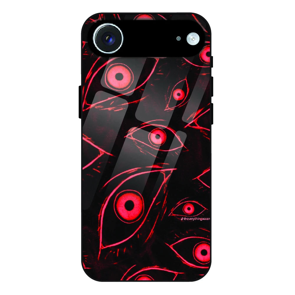 Crimson Eyes Chaos - Glass Case For Apple iPhone Air