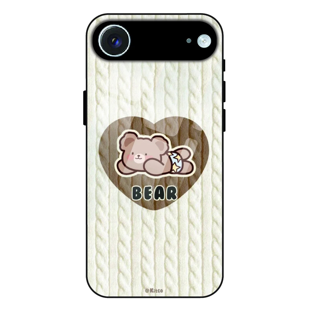 Bear Heart - Glass Case For Apple iPhone 17 Air