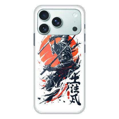 Samurai Warrior Japanese Art - Printed Silicone Case For Apple iPhone 17 Pro